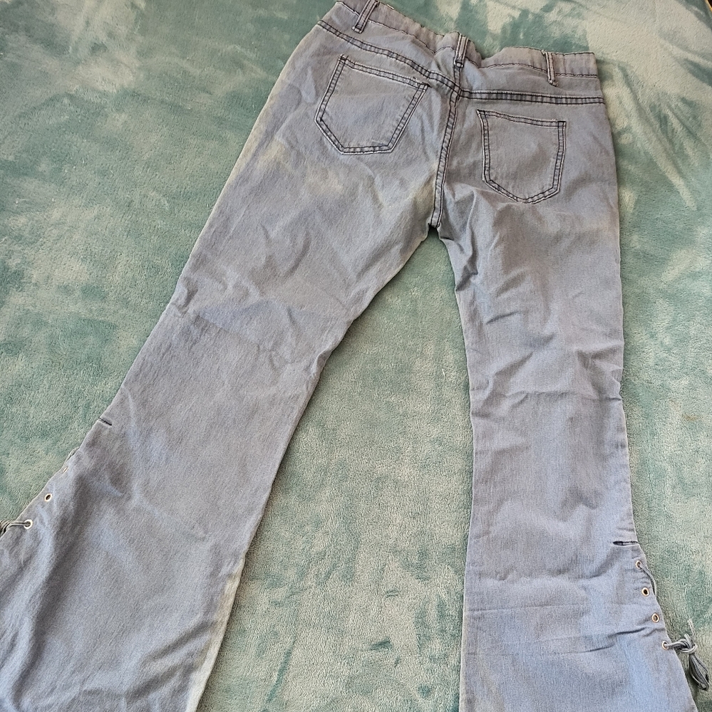 Bell lace leg jeans